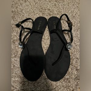 Black sandals